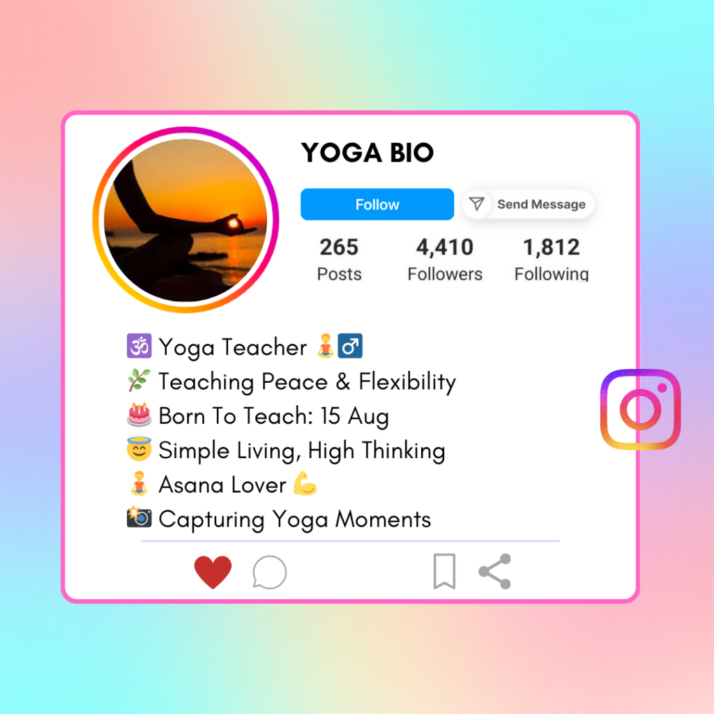 Yoga-Instagram-Bio